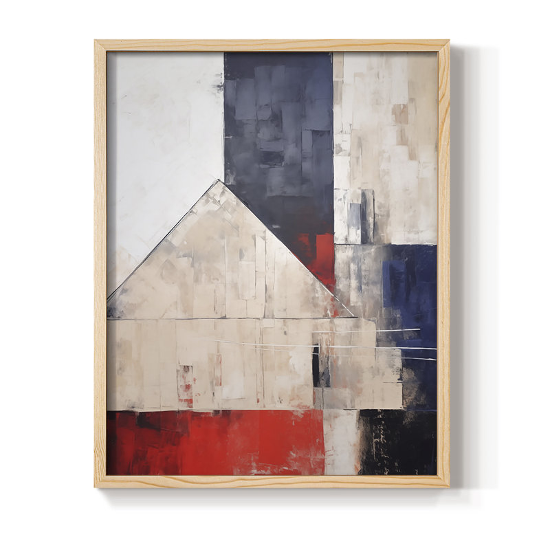 «LANDSCAPES Series Cxx», reproduction encadrée - bois massif, H 21 po x l 17 po