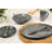 Denali Grey 24 Piece China Dinnerware Set- Service For 6