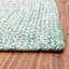 Tapis vert réversible tressé à la main-1898784369