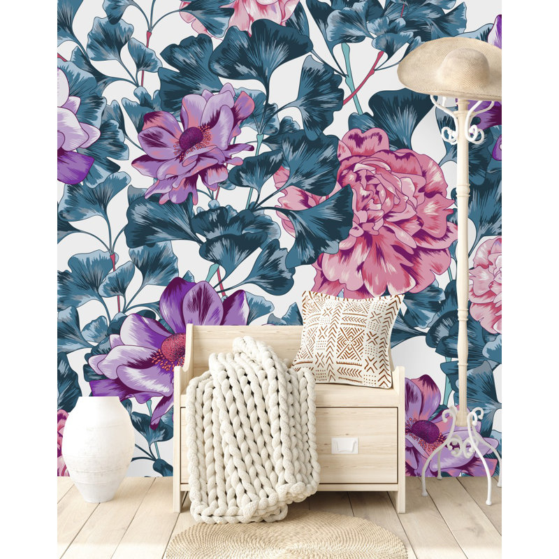 Peel & Stick Wall Mural, 10.42' W x 10.42' L