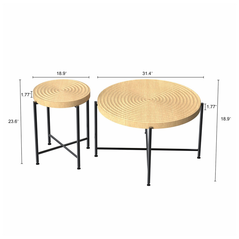 2 - Piece Living Room Table Set