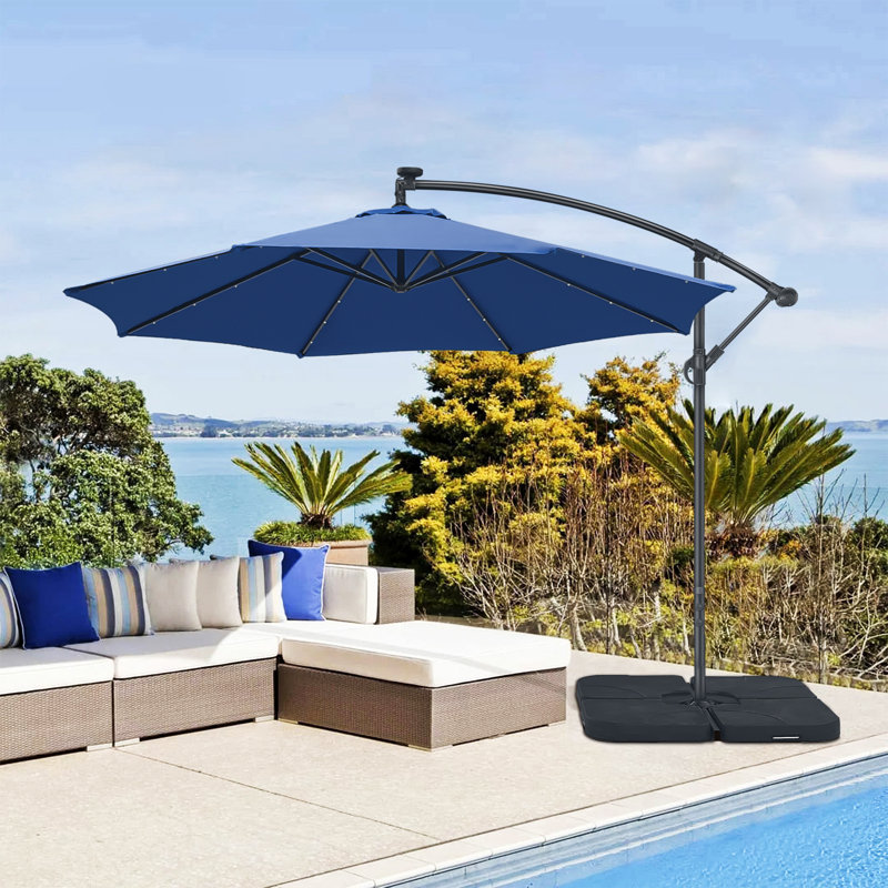 Plastic Free Standing Umbrella Base with Handle