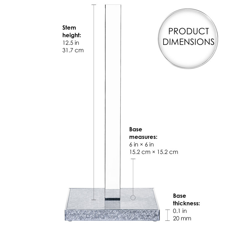 Mercer41 Acrylic Free-Standing Paper Towel Holder