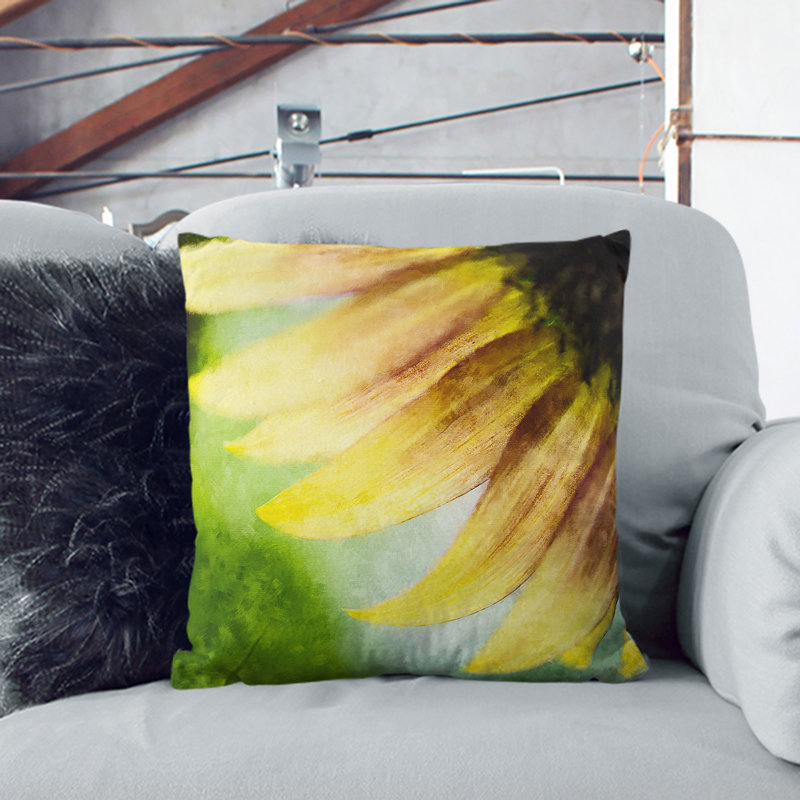 Square Throw Cushion, 55cm H x 55cm W x 20cm D, White