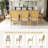 9-Piece Extendable Wood Top Dining Table Set-1936572856