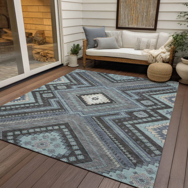 Chayden Indoor/Outdoor Chantille ACN1010 Area Rug, Rectangle 9' x 12'