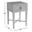 Newport 1 - Drawer Solid Wood Nightstand-29609829