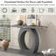 Console de style moderne avec base en forme d'œuf-478310059