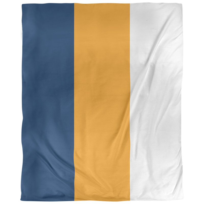 Tissu de basket-indiana indiana, Bleu marine / or / blanc