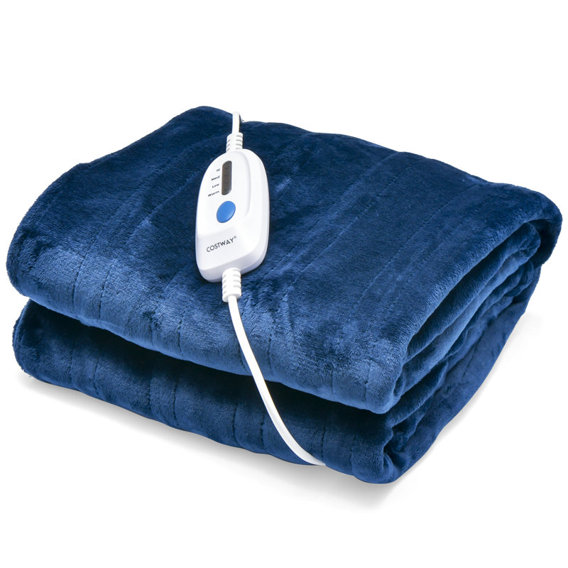 Ingomar Heated Blanket, 130 x 180 Cm, Blue
