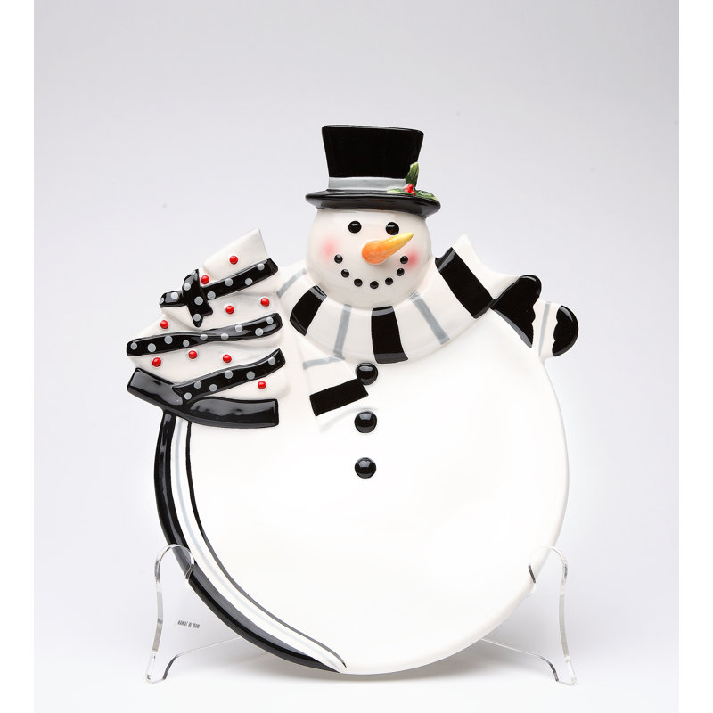 Bol décoratif en forme de bonhomme de neige Dorien