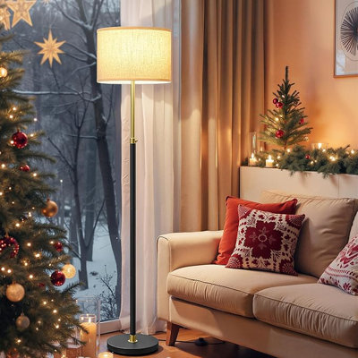 Floor Lamp For Living Room, Adjustable Height 140-170 Cm, Modern Standing Lamp