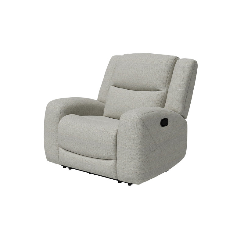 43" W Transitional Recliner, Beige