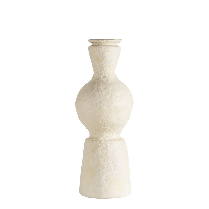 Vase en papier cannelé H 33 po