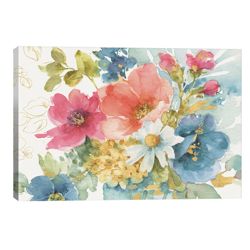 My Garden Bouquet I by Lisa Audit - Wrapped Canvas Painting, 152.5 cm H x 101.5 cm W