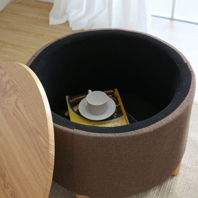 Sauget Solid Wood Single Coffee Table, Coffee