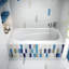 Amma 60'' L Alcove Soaking Bathtub-981897842
