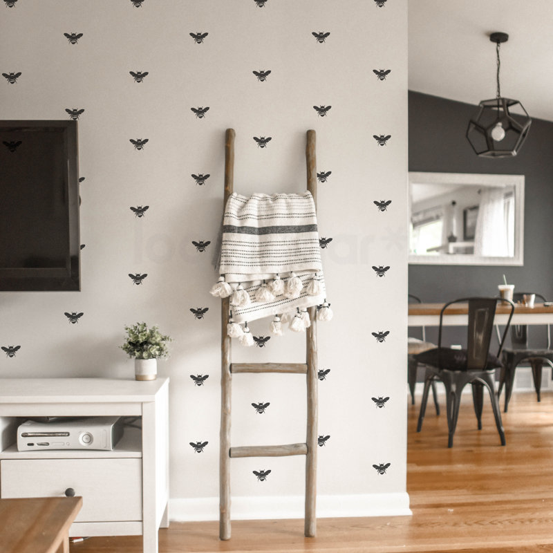 Animals Non-Wall Damaging Wall Decal, Black