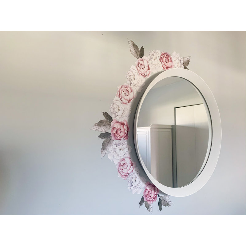 Décalcomanie murale pivoines