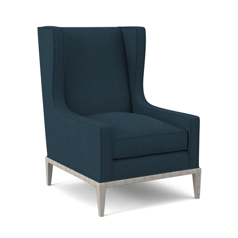 Fauteuil à oreilles 28 po Claxton, Lagon Margaret, Bisque
