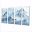Montagnes d'hiver Scape I - Art mural montagnes - Art mural traditionnel sur toile-1461447205-1461447201