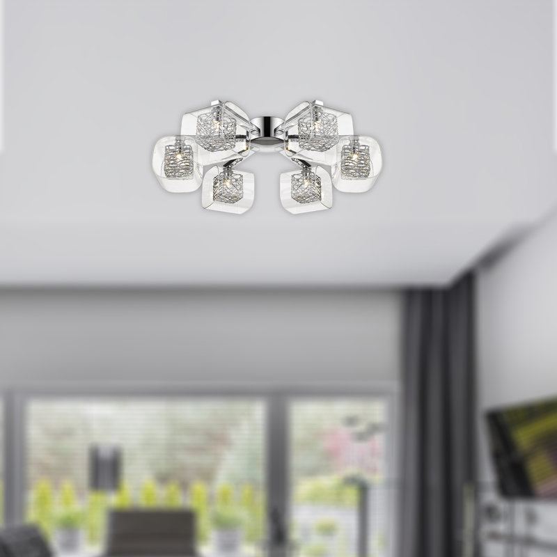 Kidsgrove Flush Mount, Chrome