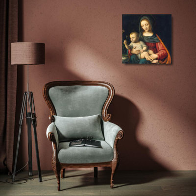 Astoria Grand Luini, Bernardino, reproduction d'art sur toile tendue: Madonna of the Carnation