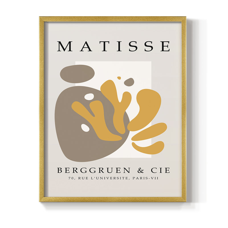 Matisse CXL Framed Print - Solid Wood