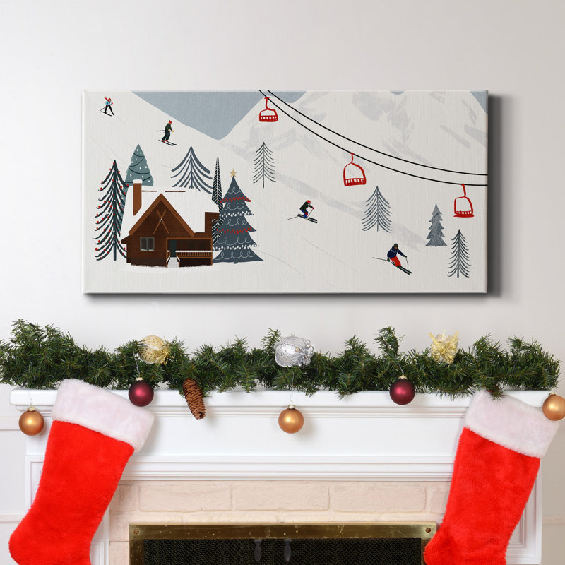 " Ski Slope Collection D ", 40" H x 20" W 1.5" D