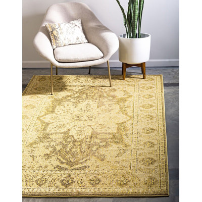 Tapis à motif oriental vert Dauphine