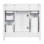 (Cabinet seulement) Base de meuble-lavabo avec porte et 5 tiroirs