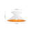 Transitional 1-Light Conical Metal Hourglass Flush Mount