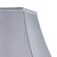 Ervine 36.5cm H Silk Bell Lamp Shade ( Screw On ) in Steel Grey