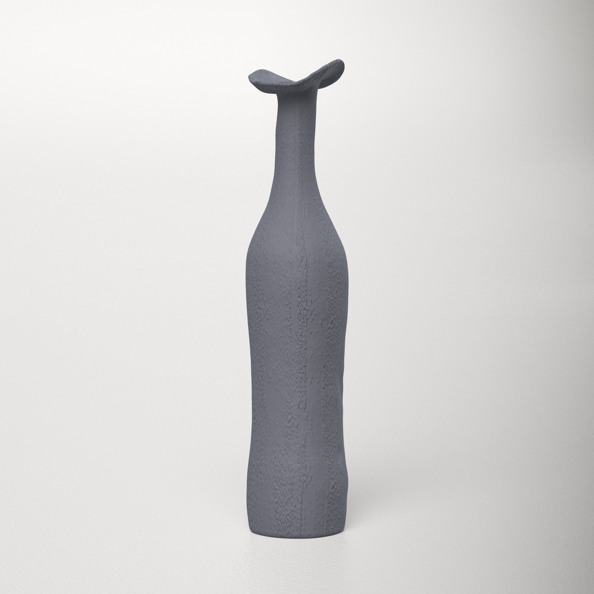 Paso Handmade Ceramic Table Vase, 13.19" H x 3.07" W x 3.07" D, Blue
