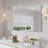 30'H Bathroom Recessed Or Surface Wall Mount Medicine Cabinet With Adjustable Glass Shelves-1622332024