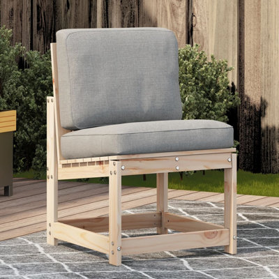 Shiey Outdoor Armless Lounge Chair
