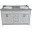 Ensemble de meuble-lavabo double 61 po Muskoka