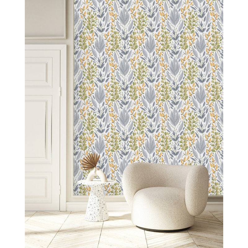 Murale florale, L 2,08 pi x L 18,75 pi
