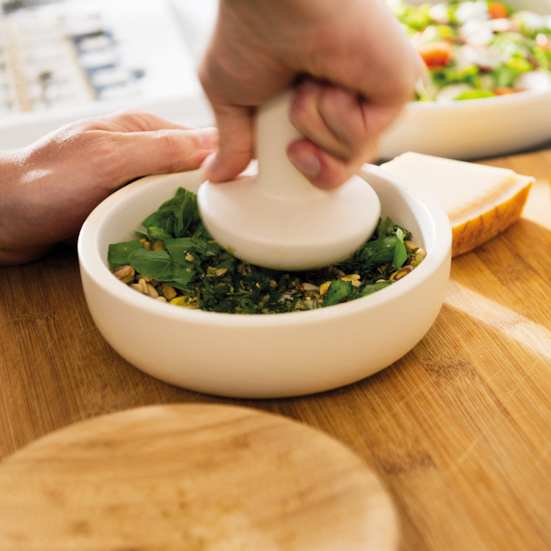 Leo Ceramic Mortar And Pestle Set