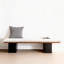 Banc rembourré blanc-1333333202