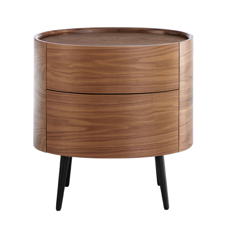60cm W Manufactured Wood Bedside Table