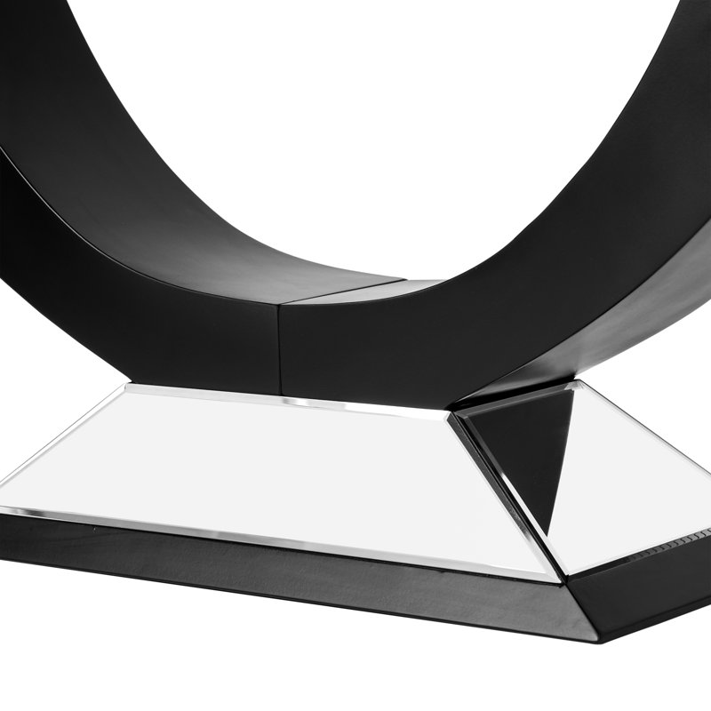 Petka Table de Consolle en Verre Miroir (120 cm)