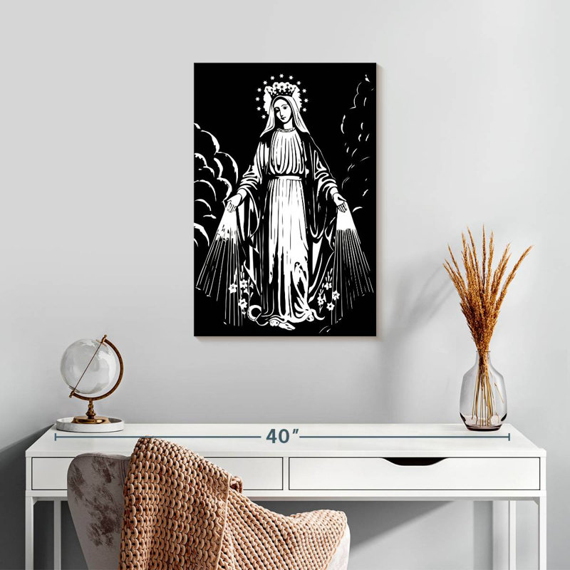 Adella Blessed Mother Mary, 24" H x 16" W
