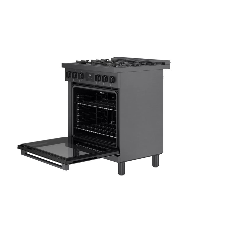 800 Series 30" 3.7 cu. ft. Freestanding Gas Range, Black