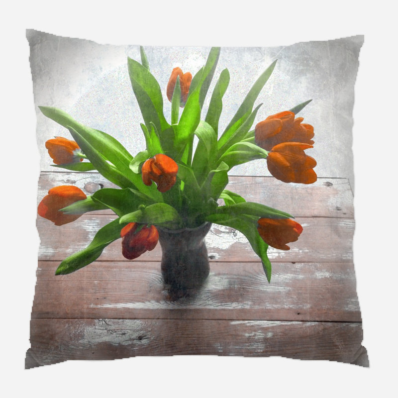 Crosslin Outdoor Reversible Throw Pillow, Microsuede, Indoor