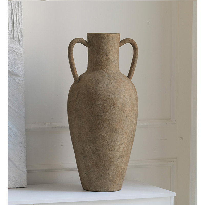 Vase en céramique Wabi Sabi Amphora, H 25,6 po x l 11,8 po x P 10,2 po, 1