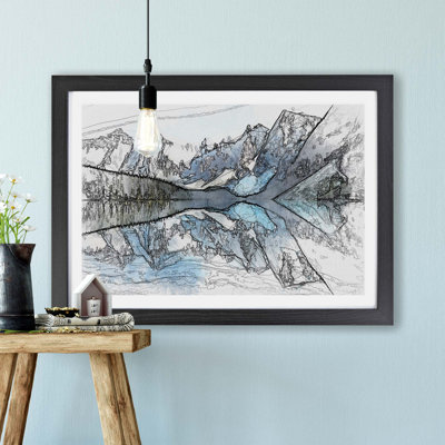 Morraine Lake in Banff Canada - Framed Print
