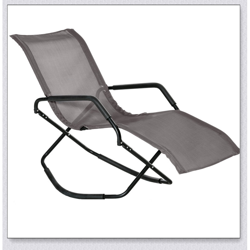 Chaise longue à bascule à bascule, chaise longue à bascule pour bronzer, bronzage au soleil, pliable, portable d'extérieur