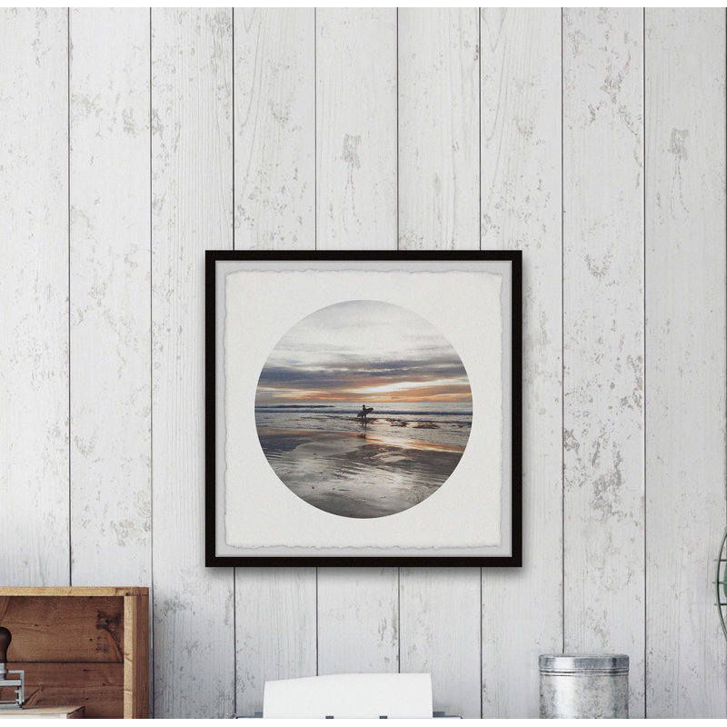 " Surf Alone ", 18" H x 18" W x 1.5" D