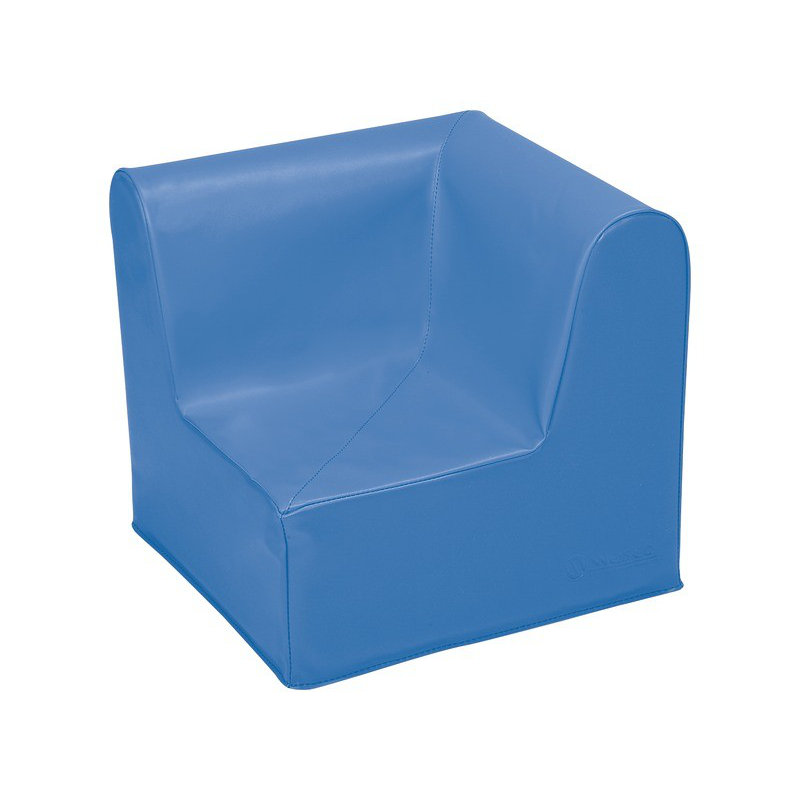 Low Corner Chair Basic - H: 17 Cm, Blue